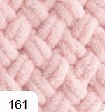 Пряжа Puffy 161- пудра 100% Микрополиэстр 100г/9,2м (5шт)