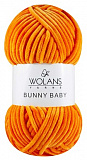 Пряжа Bunny Baby Wolans (25 оранжевый) (5шт) 120м/100г 100%Super-Soft П/Э