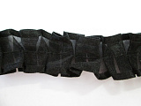 NF010 Рюш на нитке черный 