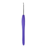 24R35X Крючок для вязания 3,5мм*14см с резиновой ручкой Hobby&Pro