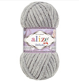 Velluto (5шт) 428 средне-серый 100% МикроПЭ, 68м/100г