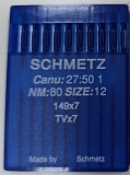 Иглы для плоск.шов. 149X7 №70 (Size 12) 10шт,Schmetz