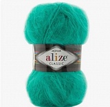 Mohair Classic 477-зеленый  (5шт) 24% шерсть, 25% мохер - 51% акрил 200м/100г