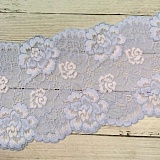 Кружево KR10 эласт. 13,5см*10м (св.голубой)