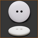 73111 Пуговица 13мм 2пр. - потайная белый матовый (100шт)