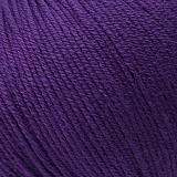 Пряжа Baby Cotton 25 (3440- фиолетовый) (10шт) 50% хлопок,50% акрил, 82 м/25г