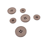CB 3423 Пуговица 44L(28мм) 4пр. (223- т.бежевый) (10шт)