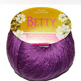 Пряжа Betty 29- Фиолетовый (10шт) (125м/50г,100% египетский хлопок)