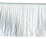 Бахрома 7633, 200мм*13,71м (серебро)