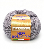 Пряжа New bollicina (13 серый) (10шт) 40% мерс.шерсть,30% шёлк,30% кашемир 100м/25г
