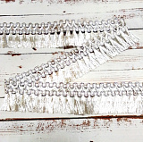 Бахрома 13-4993 45мм*16,45м (серебро)