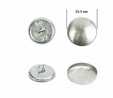 Пуговица под обтяжку №32 (20,5мм) сталь (50шт)