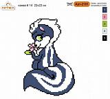 2181 Нитекс. Набор 22*22 (рис/канв.,мулине)