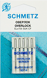 Иглы джерси для плоскошов.и оверлок SUK CF ELx705 №90 5шт "Schmetz" хром