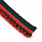 Подвяз трикотажный 73039 зеленый/красный 6*80см ПЭ