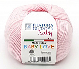 Пряжа Baby Love (03 розовый) 100% мерсер.шерсть 115м/25г (10шт)
