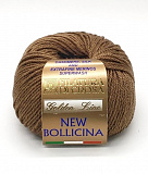 Пряжа New bollicina (19 св.коричневый) (10шт) 40% мерс.шерсть,30% шёлк,30% кашемир 100м/25г