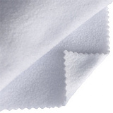 Флис 190гр F101 белый двустор. (100*150см)