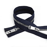 Молния 'трактор' 2зам. синий/серебро Т5 - 110см (2шт)