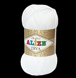 Diva (5шт) цв.1055- отбелка 100% микрофибра акрил /100г/350м