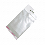 Пакет БОПП с еврослотом и кл.клап. 6х9см, 30мкм (50шт)