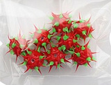 Бусины резиновые с шипами RUB0001C, 12 мм, 8 шт/уп, Астра(07)