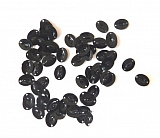 Пайетки овал 5*8мм 10гр (черный) 