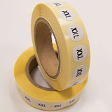 наклейка XXL круглая D10мм бумага (1 000 шт)