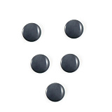 NE105 Пуговица 48L(32мм) (т.серый) (6шт)