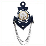 ГСС074 Аппликации декоративные 46*110мм  (синий/белый)	