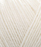 Superwash 100 (5шт) цв. 1 молочный 75% шерсть - 25% полиамид, 420м/100г