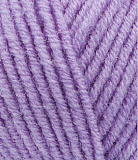 Lanagold цв.166 - лиловый (5 шт) 49%- шерсть/ 51%- акрил 100г/ 240м