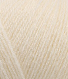 Lana gold 800 цв.001 -кремовый (5шт) 49% шерсть/51% акрил/ 100 гр. /730 м